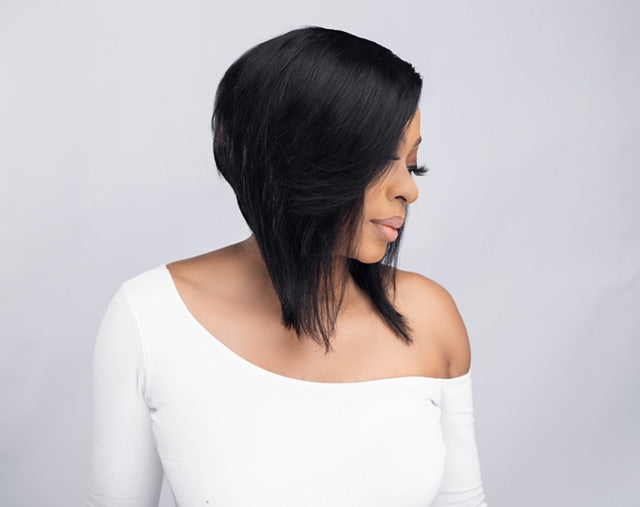 Classy Layered Bob with Closure